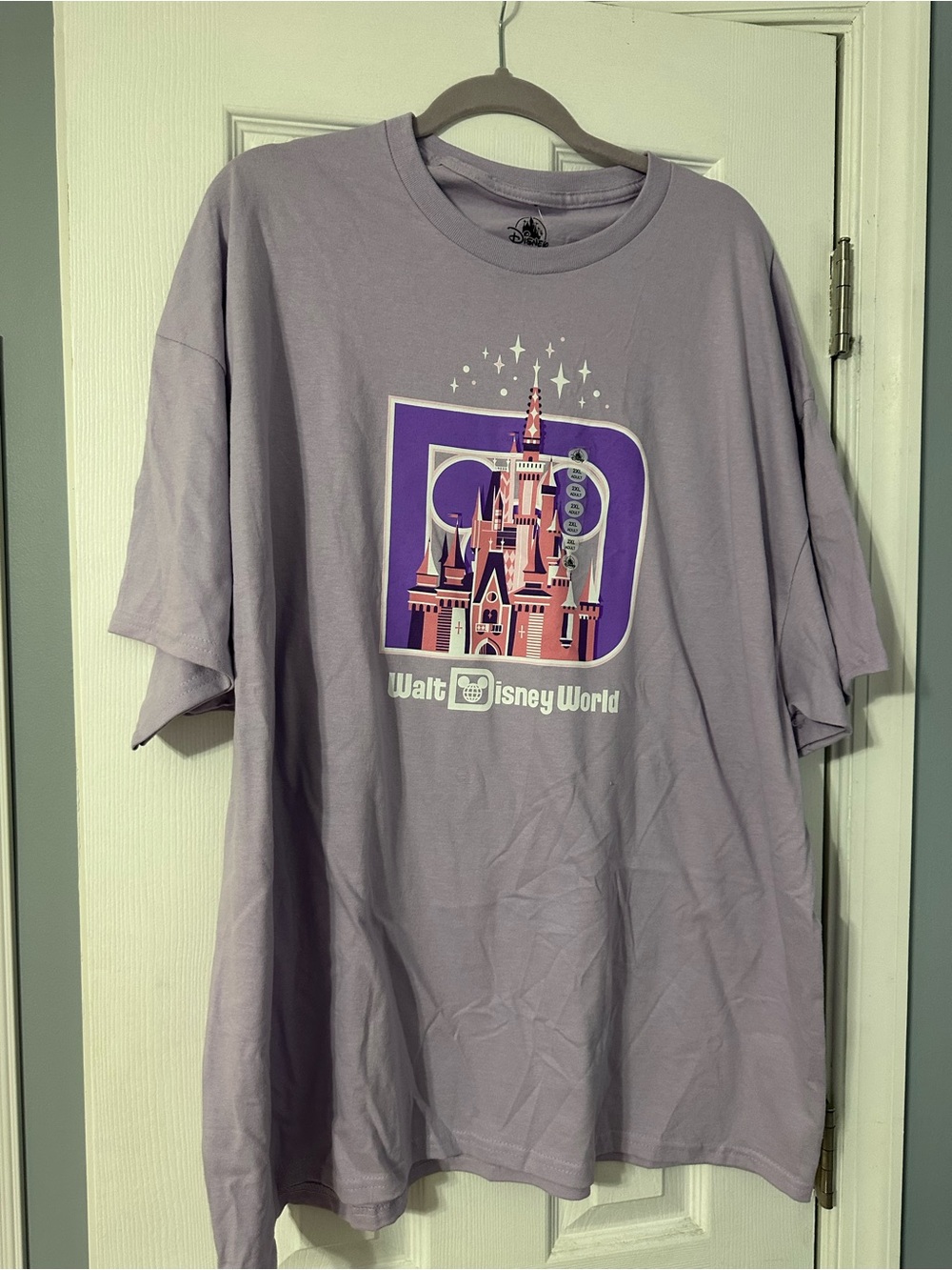 Disney Lavender Walt Disney World Castle Graphic Tee